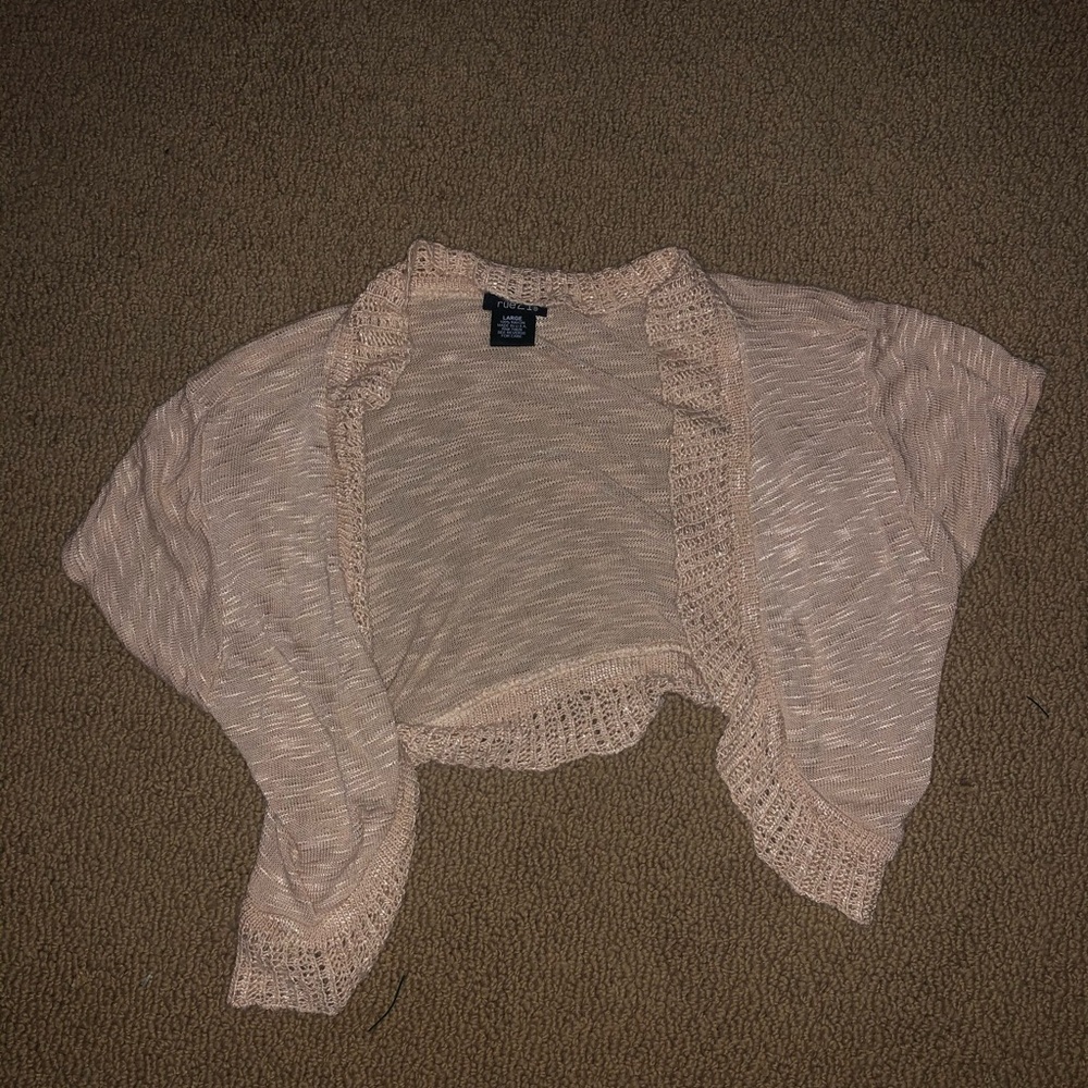 Short sleeve cardigan